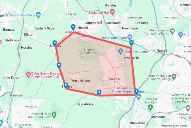 We offer Driving Lessons in Ilkeston, Stapleford, Long Eaton, Oakwood, Chaddesden, Stanley & Stanley Common, Heanor, Eastwood, Watnall, Kimberley, Nuthall & Wollaton, and all areas inbetween